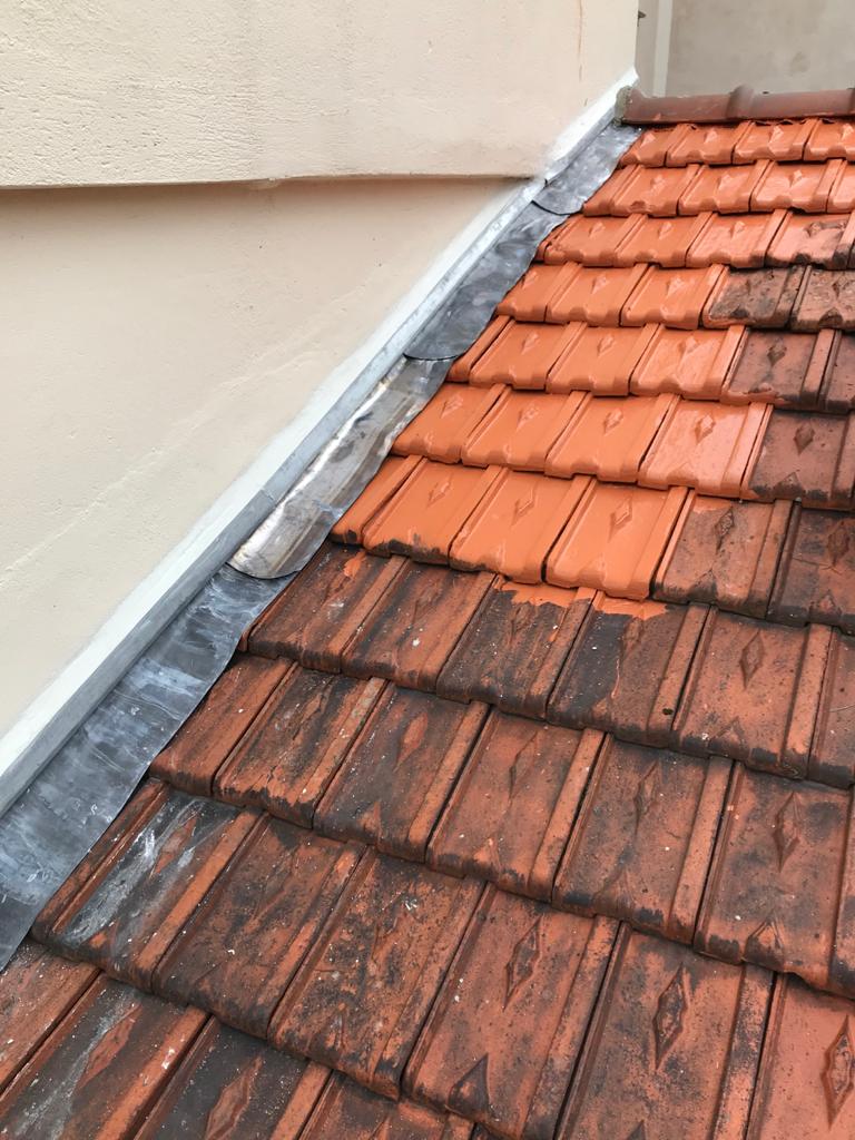 Demoussage et nettoyage de toiture à Fontainebleau (77300) en Seine et Marne 77